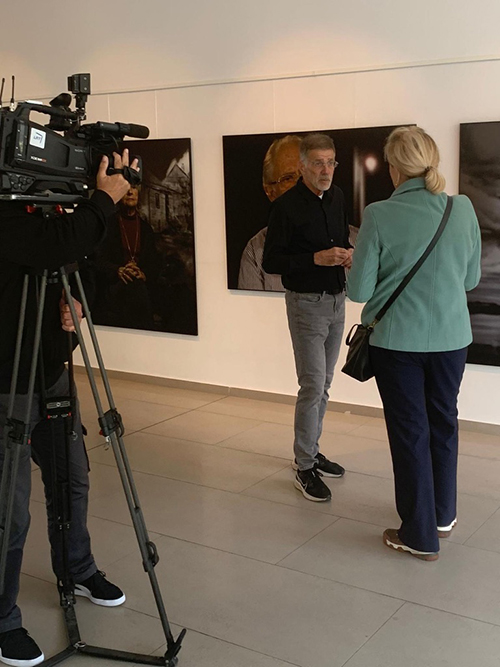 Mike in conversation